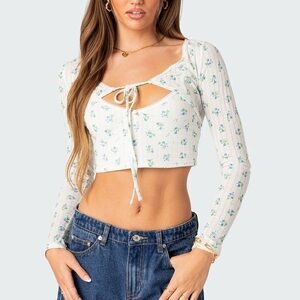 NWT Edikted two pieces top